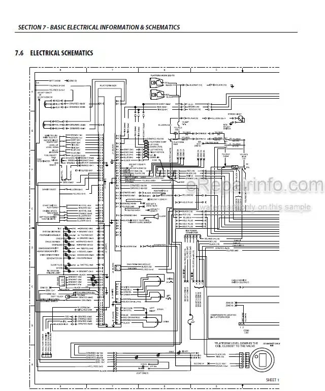 Photo 3 - JLG 680S Service And Maintenance Manual Boom Lift 3121679 SN 0300189341-