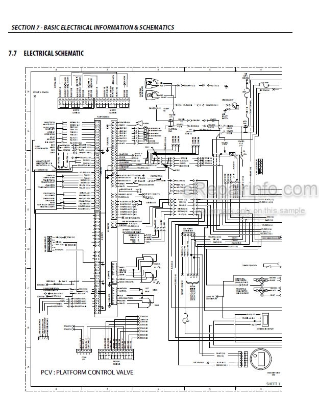 Photo 3 - JLG 800AJ PVC 2007 Service And Maintenance Manual Boom Lift 31217188