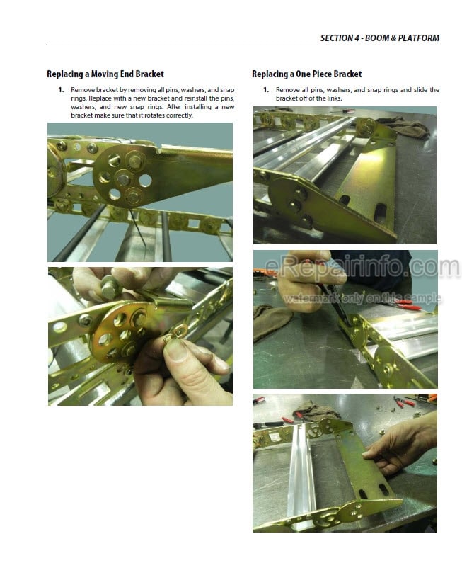 Photo 8 - JLG 800A 800AJ Service And Maintenance Manual Boom Lift SN -0300183033