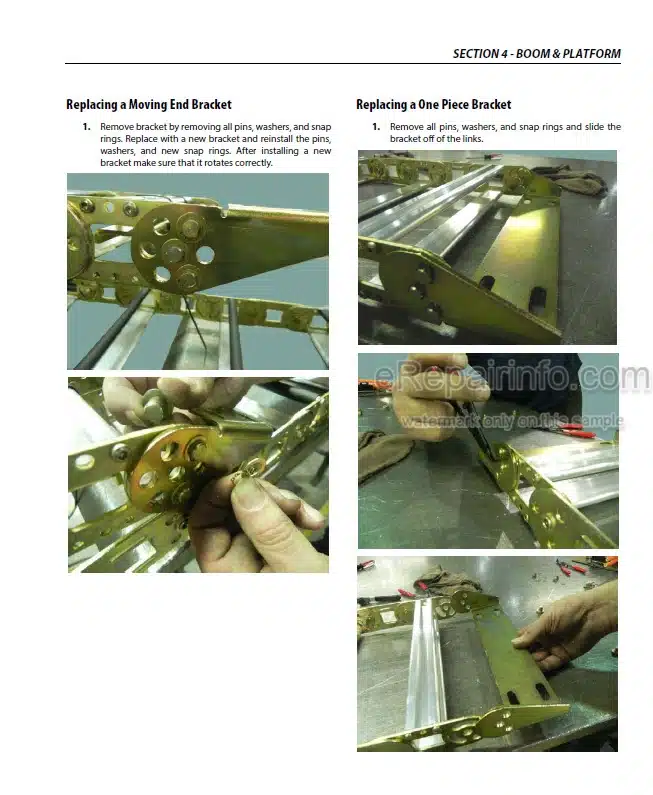 Photo 8 - JLG 800A 800AJ Service And Maintenance Manual Boom Lift SN -0300183033