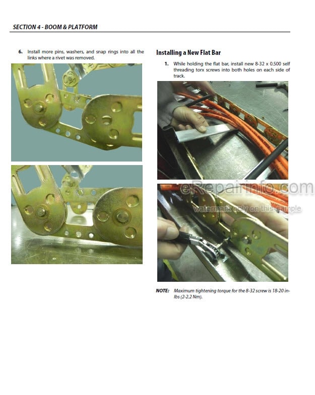 Photo 9 - JLG 800A 800AJ Service And Maintenance Manual Boom Lift 3121628 SN 0300183034-