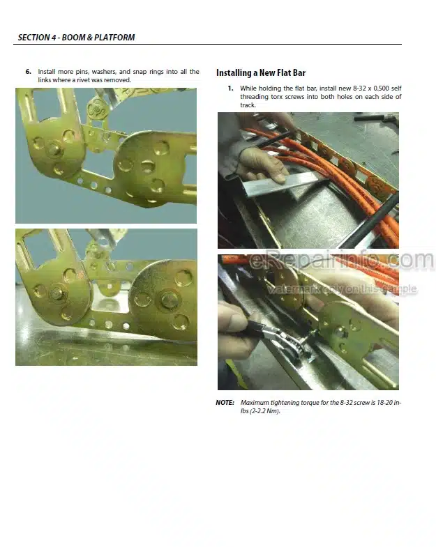 Photo 9 - JLG 800A 800AJ Service And Maintenance Manual Boom Lift 3121628 SN 0300183034-