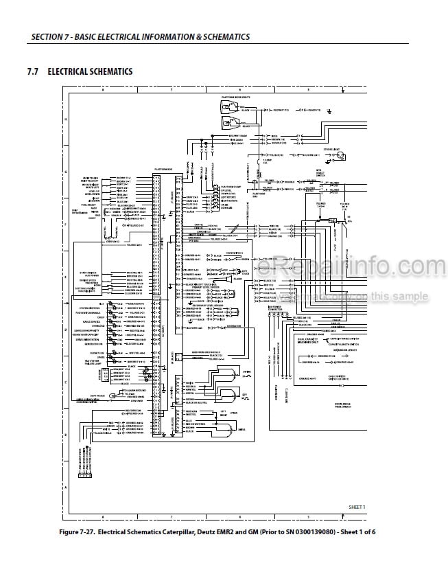 Photo 4 - JLG 800S 810SJ 860SJ Service And Maintenance Manual Boom Lift 3121139 SN -0300182743 -B300001328