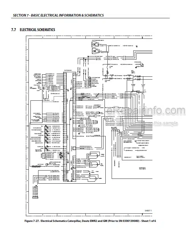 Photo 4 - JLG 800S 810SJ 860SJ Service And Maintenance Manual Boom Lift 3121139 SN -0300182743 -B300001328