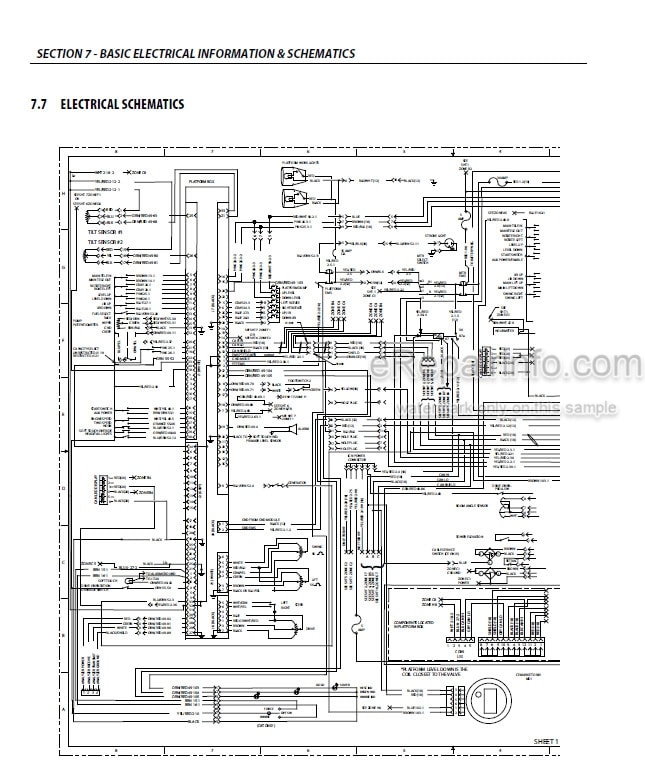 Photo 4 - JLG 800S 860SJ PVC 2001 Service And Maintenance Manual Boom Lift 31215049