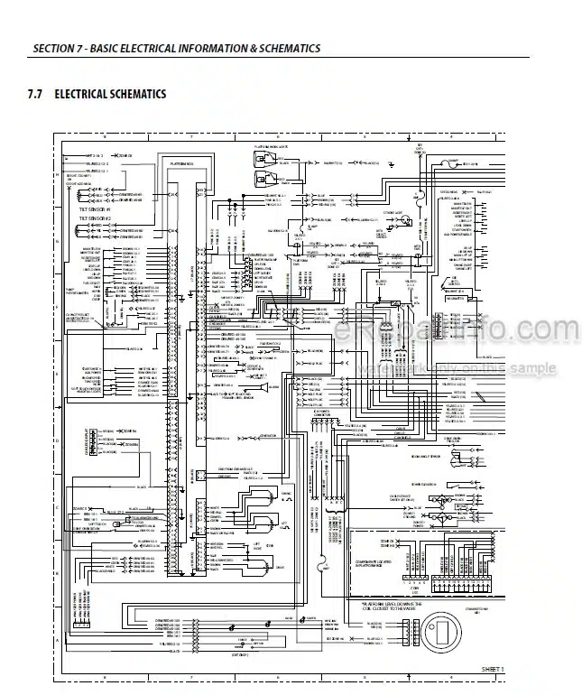 Photo 4 - JLG 800S 860SJ PVC 2001 Service And Maintenance Manual Boom Lift 31215049