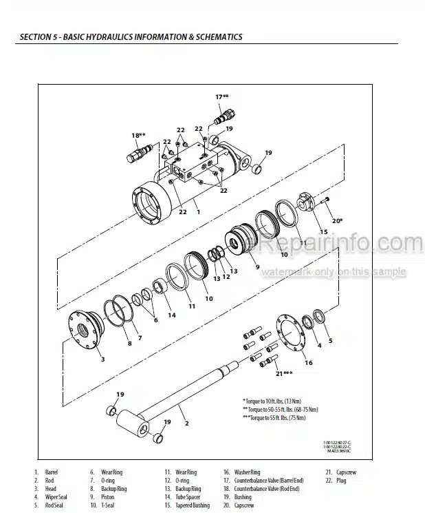 Photo 3 - JLG 800S 860SJ PVC 2001 Service And Maintenance Manual Boom Lift 31215049