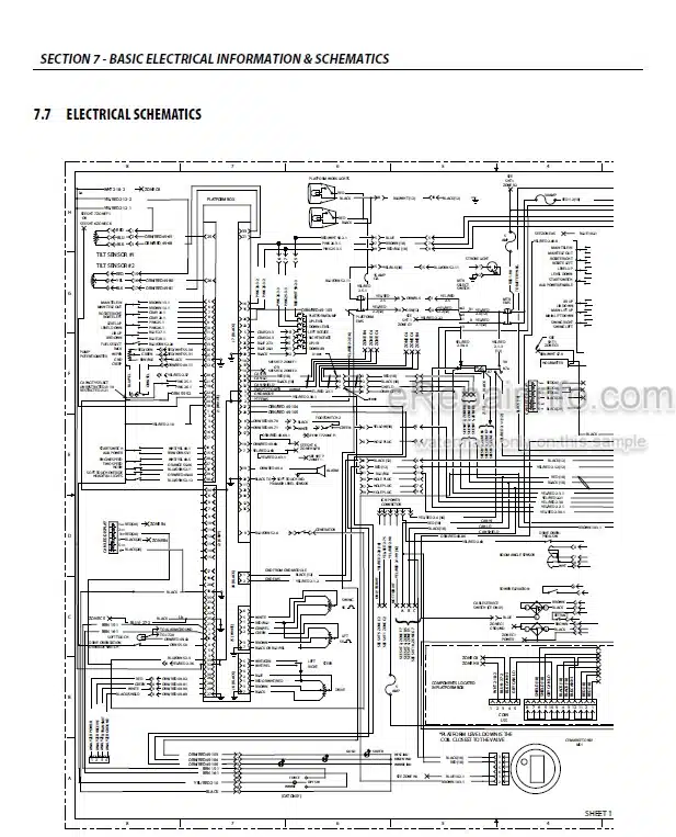 Photo 4 - JLG 800S 860SJ PVC 2007 Service And Maintenance Manual Boom Lift 31217197