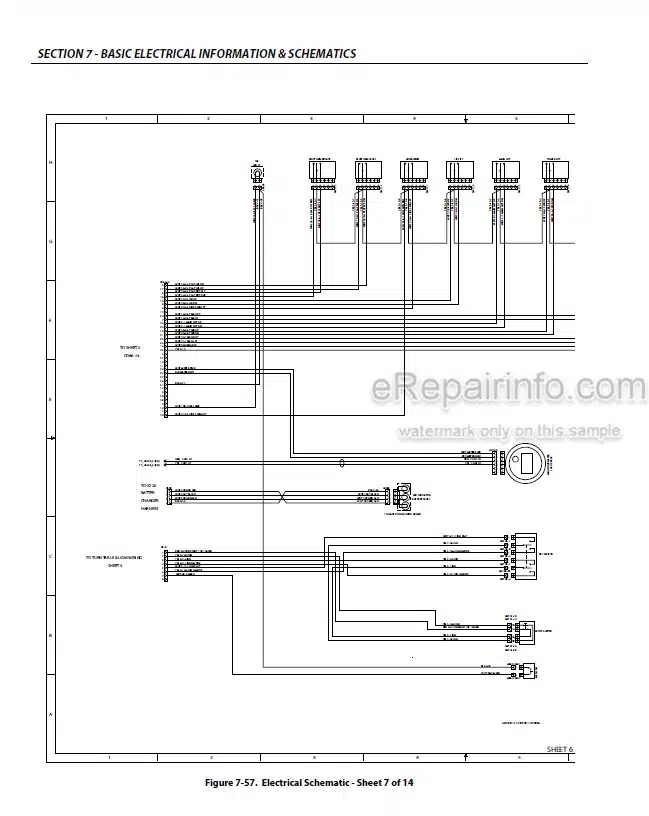 Photo 4 - JLG E300AJ E300AJP PVC 2001 Service And Maintenance Manual Boom Lift 31215001