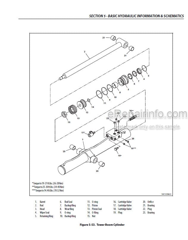 Photo 3 - JLG E300AJ E300AJP PVC 2001 Service And Maintenance Manual Boom Lift 31215001