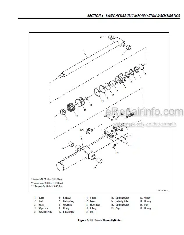 Photo 3 - JLG E300AJ E300AJP PVC 2001 Service And Maintenance Manual Boom Lift 31215001