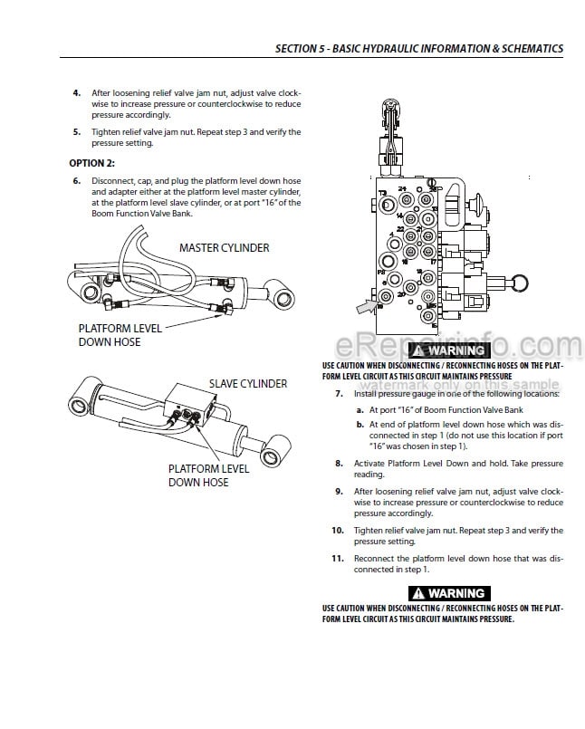 Photo 3 - JLG E300AJ E300AJP PVC 2007 Service And Maintenance Manual Boom Lift 31217115