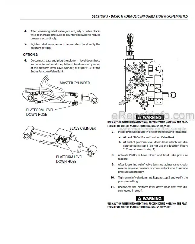 Photo 3 - JLG E300AJ E300AJP PVC 2007 Service And Maintenance Manual Boom Lift 31217115