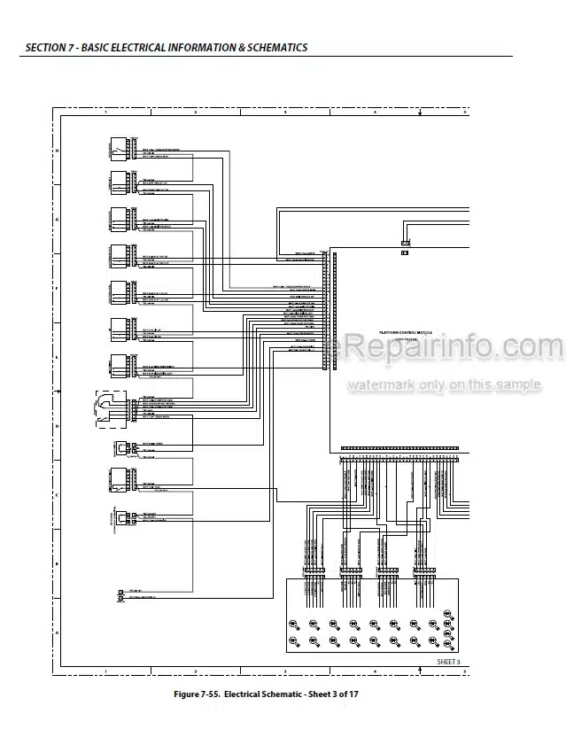 Photo 3 - JLG E300AJ E300AJP Service And Maintenance Manual Boom Lift 3121720 SN 0300211844-