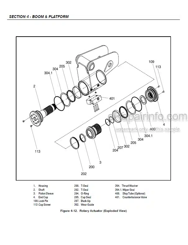 Photo 3 - JLG E450A E450AJ M450A M450AJ Service And Maintenance Manual Boom Lift