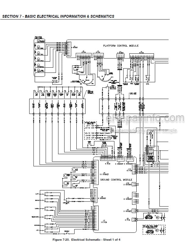 Photo 4 - JLG E600 To M600JP Service And Maintenance Manual Boom Lift