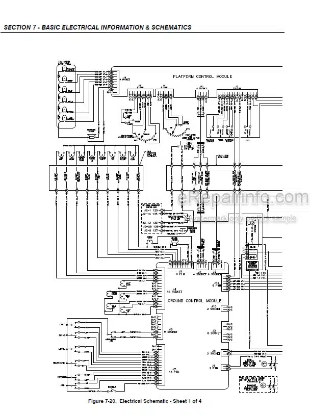 Photo 4 - JLG E600 To M600JP Service And Maintenance Manual Boom Lift
