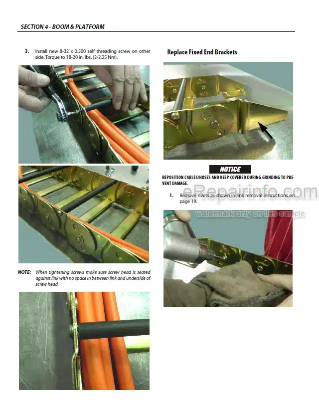 Photo 3 - JLG H340AJ PVC 2001 Service And Maintenance Manual Boom Lift 31215007