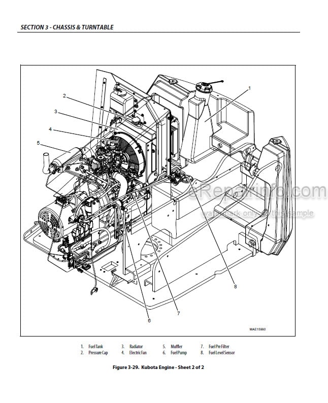 Photo 5 - JLG H340AJ Service And Maintenance Manual Boom Lift 3121634