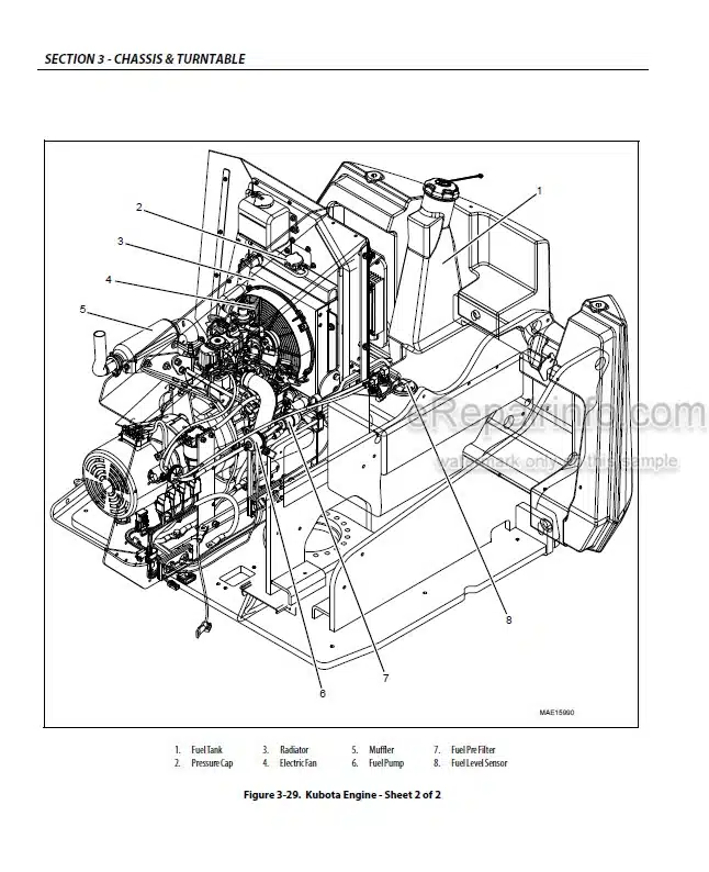 Photo 5 - JLG H340AJ Service And Maintenance Manual Boom Lift 3121634