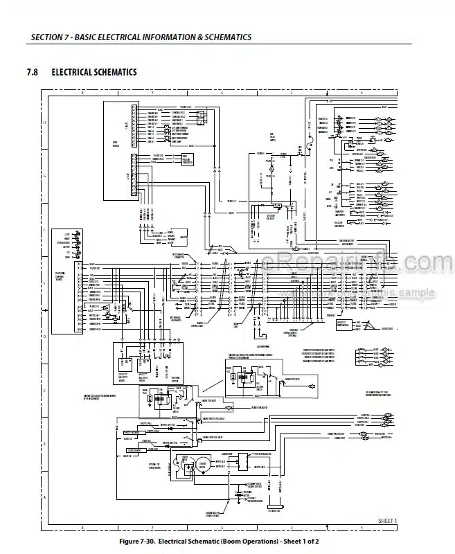 Photo 4 - JLG T350 PVC 2001 Service And Maintenance Manual Boom Lift 31215070