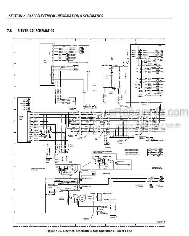Photo 4 - JLG T350 PVC 2007 Service And Maintenance Manual Boom Lift 31217421