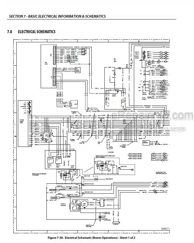 Photo 4 - JLG T350 PVC 2007 Service And Maintenance Manual Boom Lift 31217421