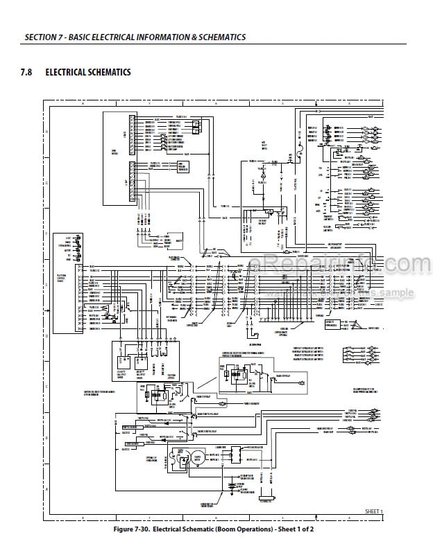 Photo 4 - JLG T500J PVC 2001 Service And Maintenance Manual Boom Lift 31215071