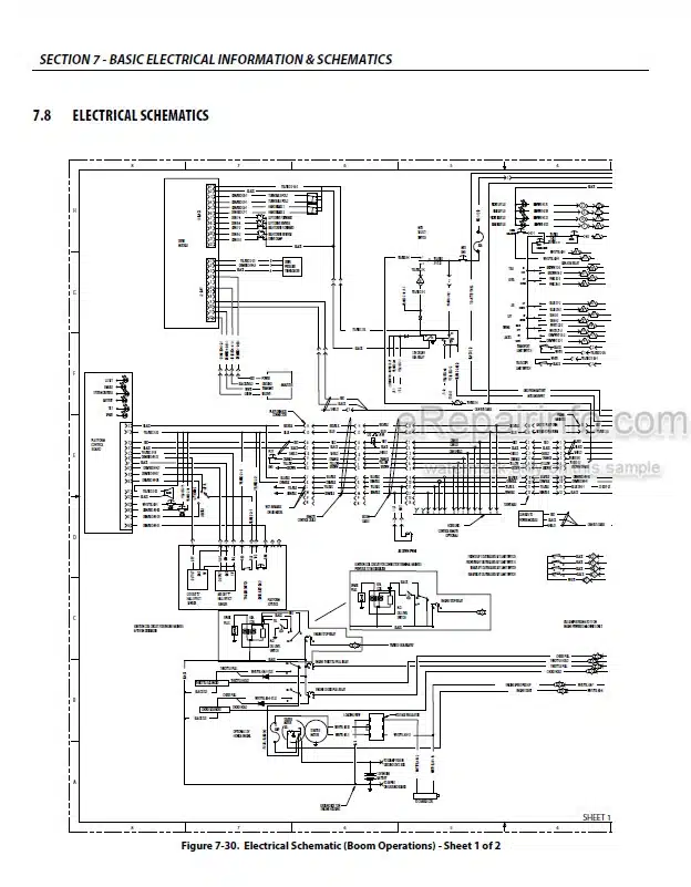 Photo 4 - JLG T500J PVC 2001 Service And Maintenance Manual Boom Lift 31215071