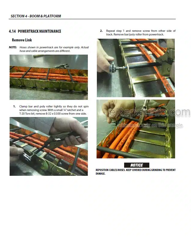 Photo 5 - JLG T500J PVC 2001 Service And Maintenance Manual Boom Lift 31215071