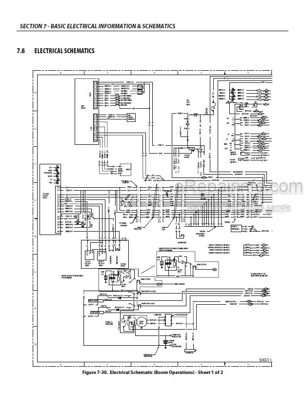 Photo 4 - JLG T500J PVC 2007 Service And Maintenance Manual Boom Lift 31217422