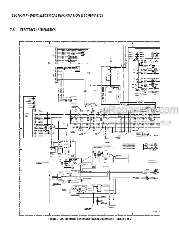 Photo 4 - JLG T500J PVC 2007 Service And Maintenance Manual Boom Lift 31217422