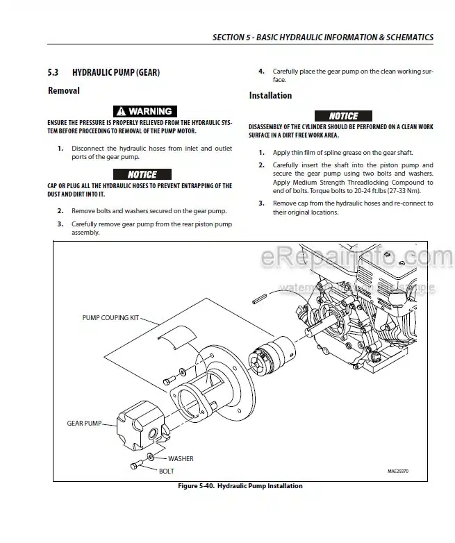 Photo 3 - JLG T500J PVC 2007 Service And Maintenance Manual Boom Lift 31217422