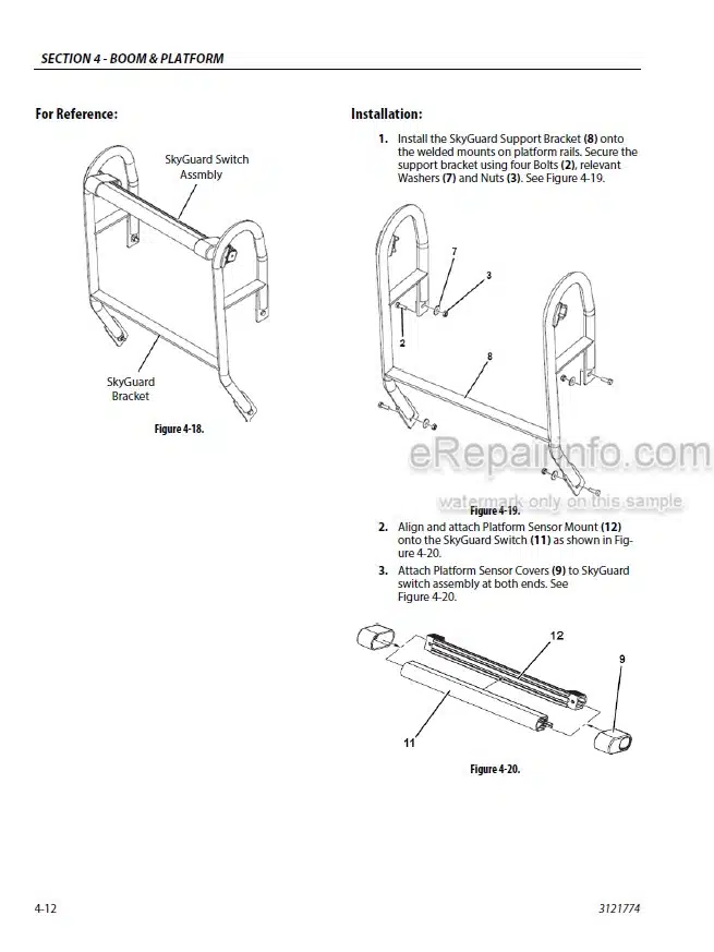 Photo 3 - JLG X13JP-X370AJ X15JP-X430AJ Service And Maintenance Manual Compact Crawler Boom 3121774
