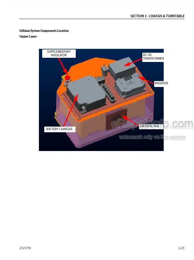 Photo 3 - JLG X13JP-X370AJ X15JP-X430AJ Service And Maintenance Manual Compact Crawler Boom 3121774