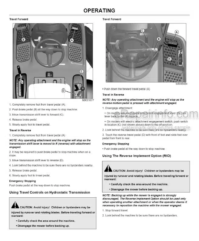 Photo 3 - John Deere 100 Series Operators Manual Tractor