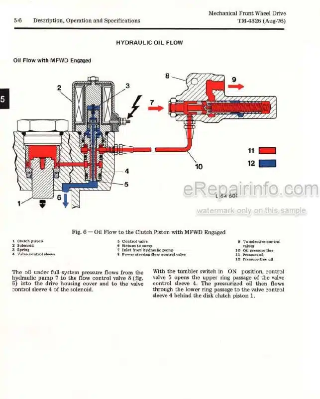 Photo 4 - John Deere 1030 1130 1630 1830 2030 Technical Manual Mechanical Front Wheel Drive For Tractor TM4326