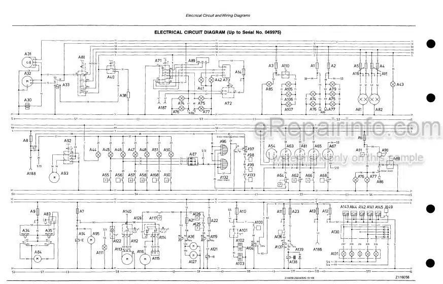 Photo 4 - John Deere 1032 1042 1052 1055 Technical Manual Combine TM4413