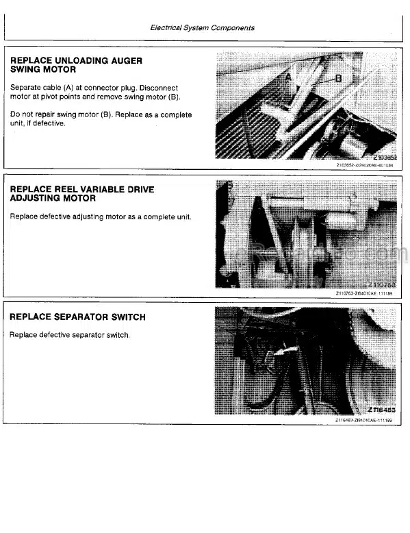 Photo 6 - John Deere 2054 2056 2058 2064 2066 Technical Manual Combine TM4505