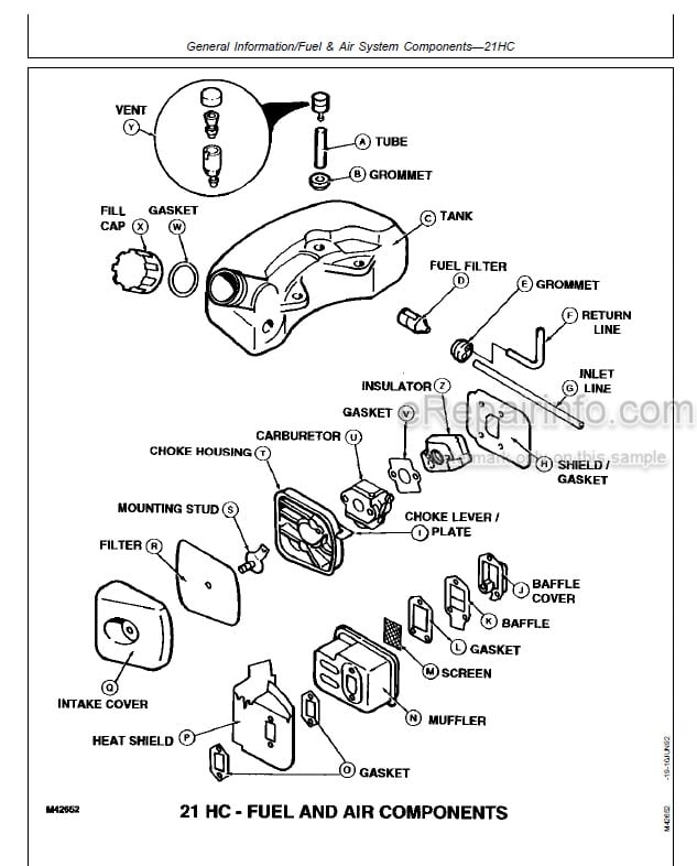 Photo 2 - John Deere 113 162 172 213E 21HC Technical Manual Hedge Clipper TM1523