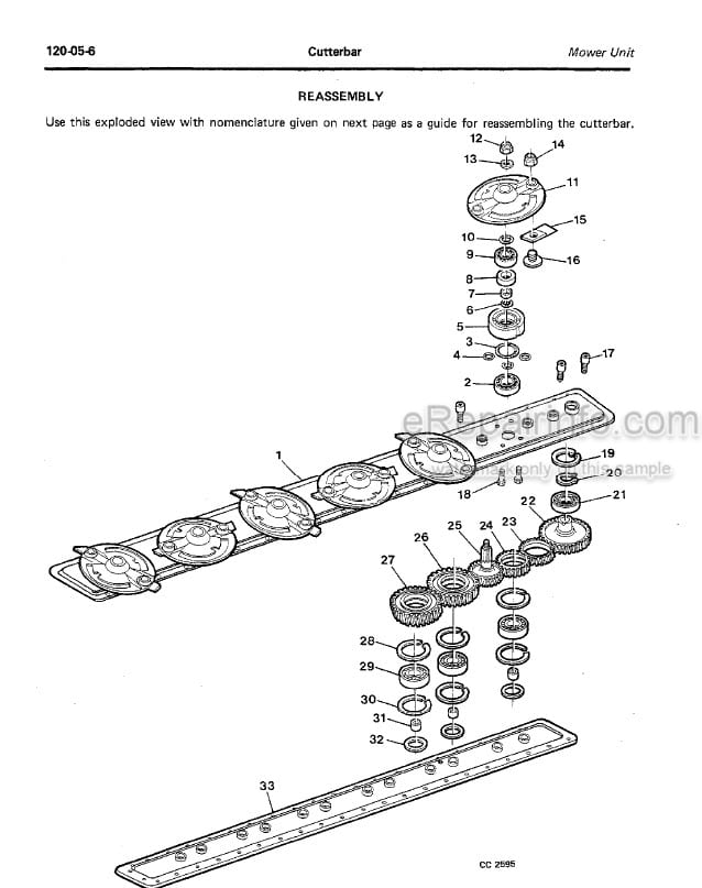 Photo 4 - John Deere 1320 Technical Manual Impeller Mower Conditioner TM3224