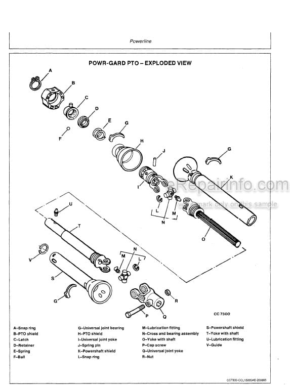 Photo 4 - John Deere 1326 1327 Technical Manual Impeller Mower Conditioner TM3260