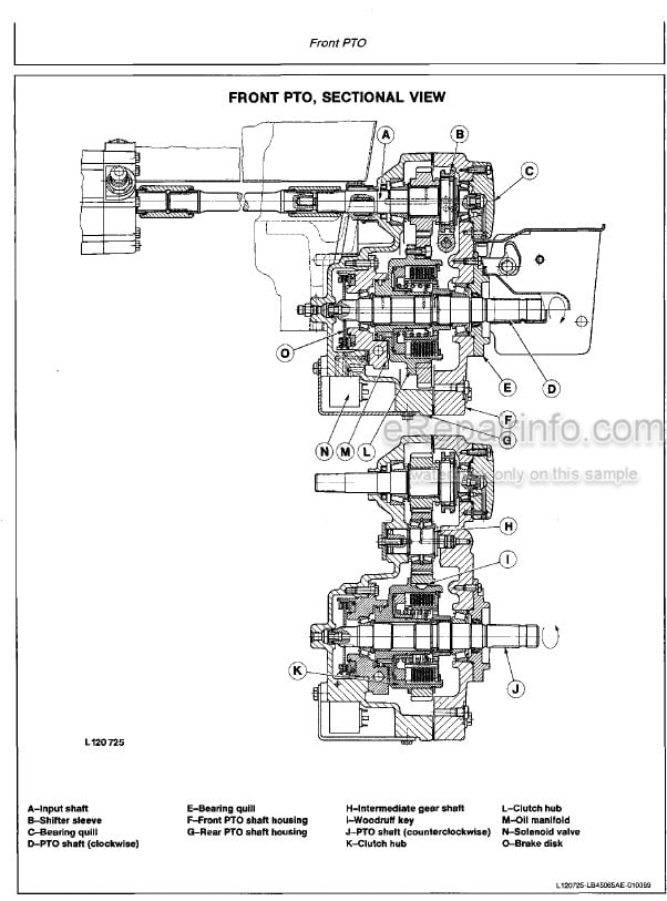 Photo 3 - John Deere 1350 1550 1750 1850 1850N 1950 1950N Technical Manual Tractor TM4437