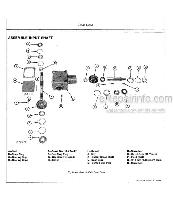 Photo 5 - John Deere 135 Technical Manual Draper Platform TM1280