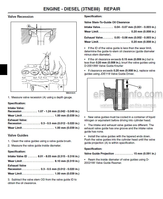 Photo 5 - John Deere 1420 1435 1445 1545 1565 Technical Manual Front Mower TM1806