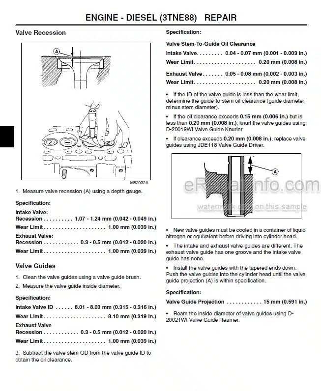Photo 5 - John Deere 1420 1435 1445 1545 1565 Technical Manual Front Mower TM1806