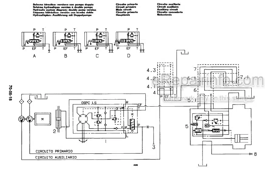 Photo 3 - John Deere 1445F 1745F 1845F 2345F Technical Manual Tractor TM4481