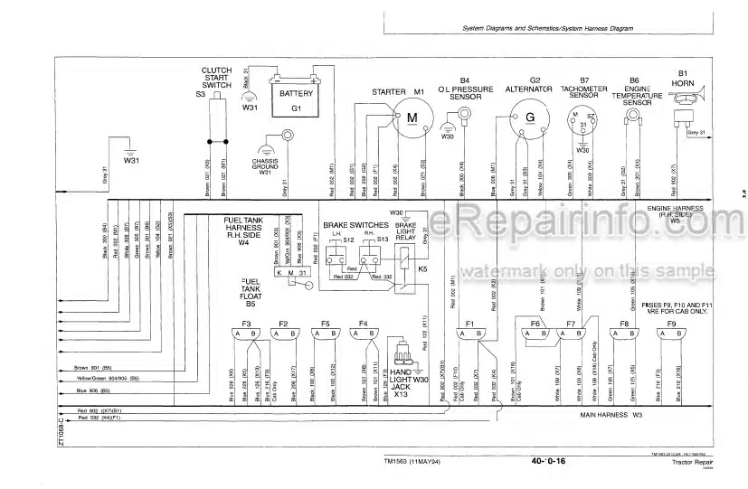Photo 4 - John Deere 2000 2100 2200 2300 2400 Technical Manual Tractor TM1563