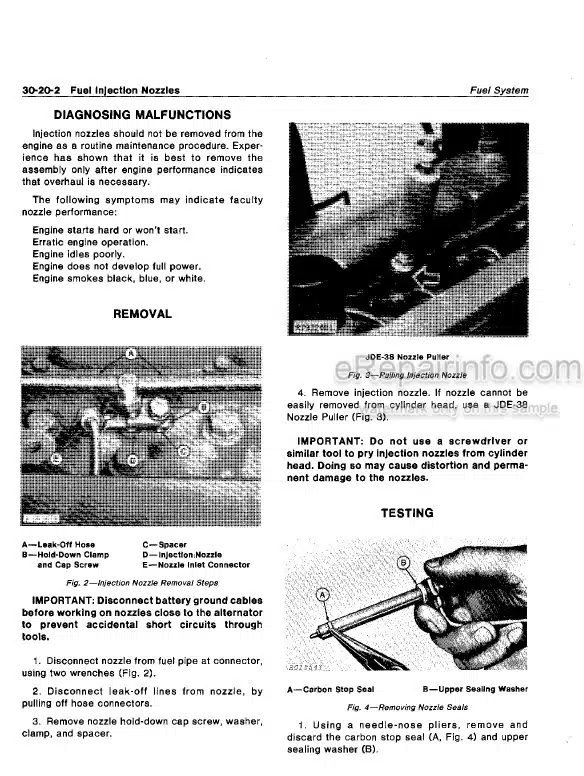 Photo 2 - John Deere 2040 2240 Technical Manual Tractor TM1221