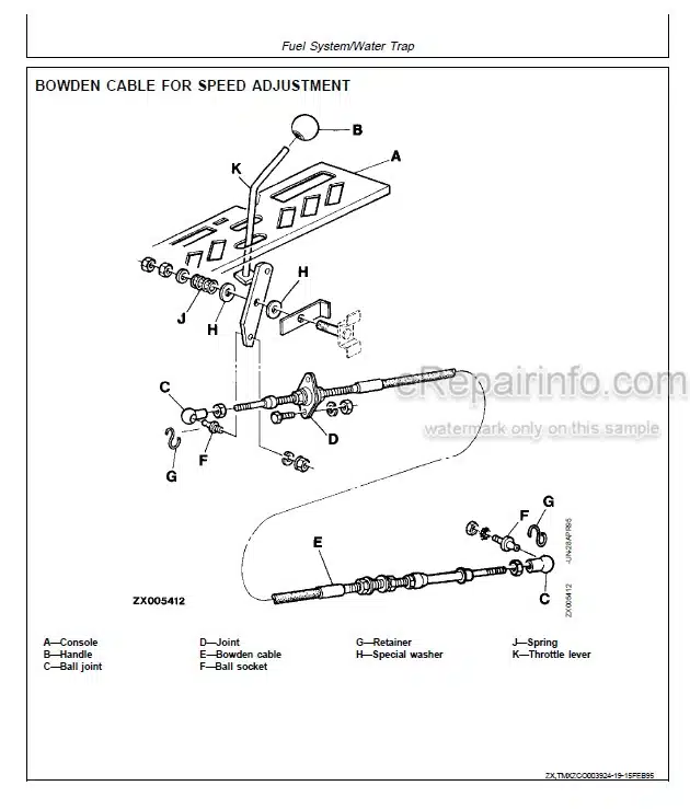 Photo 5 - John Deere 2054 2056 2058 2064 2066 Technical Manual Combine TM4505